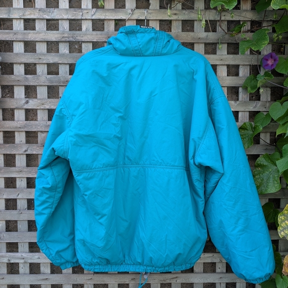 Vintage 90's Sunice Ski Jacket Men's Medium Made in Canada Teal Snowboard Coat - Picture 2 of 6
